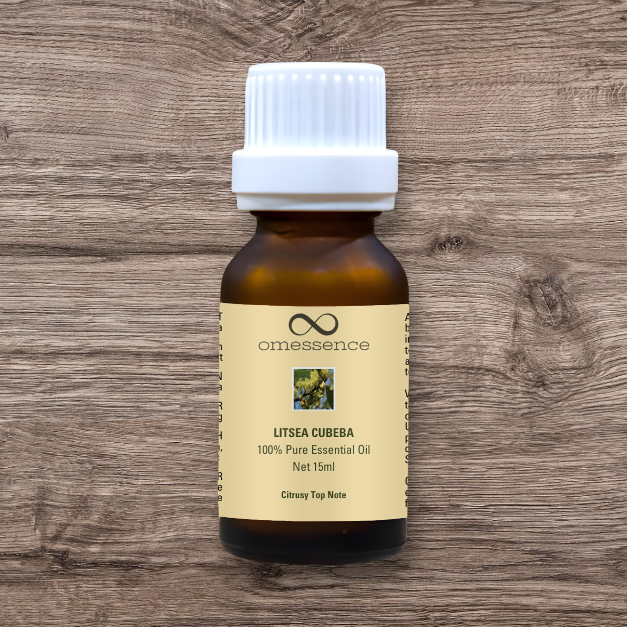 Omessence Litsea Cubeba Pure Essential Oil 15ml