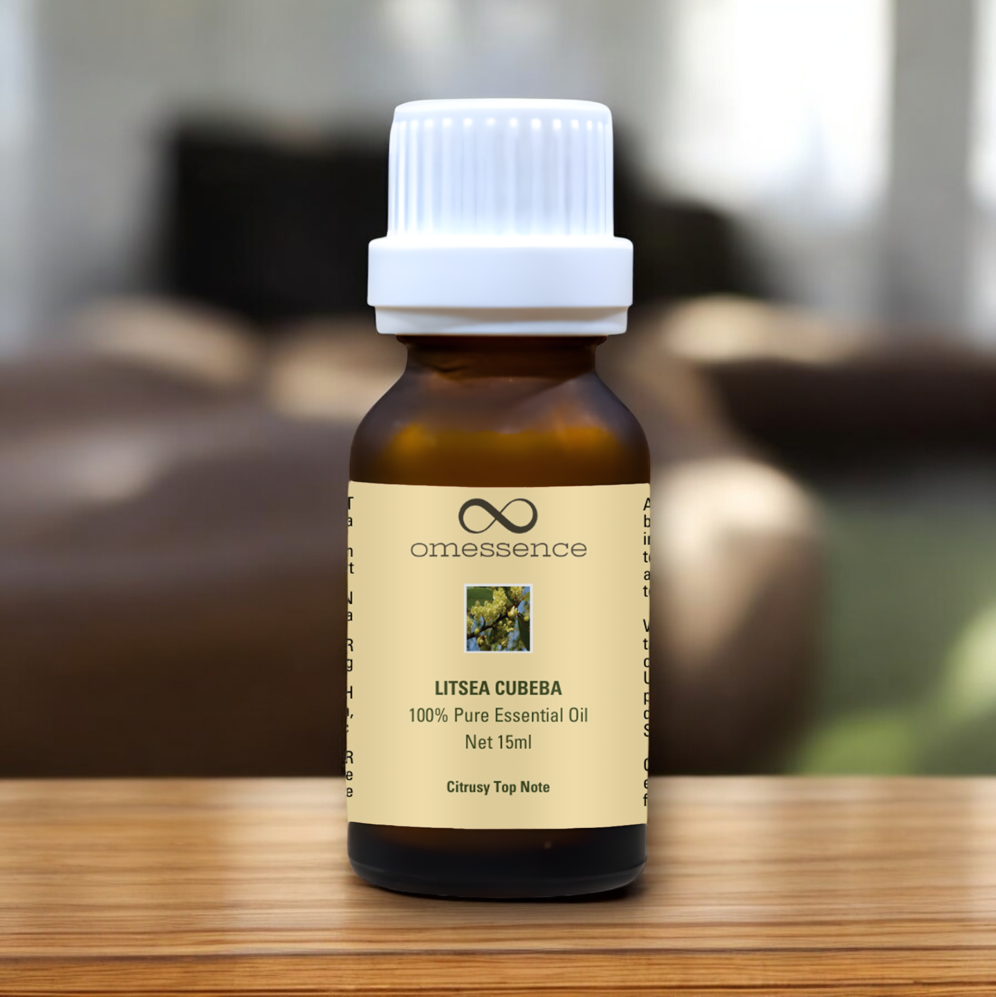 Omessence Litsea Cubeba Pure Essential Oil 15ml