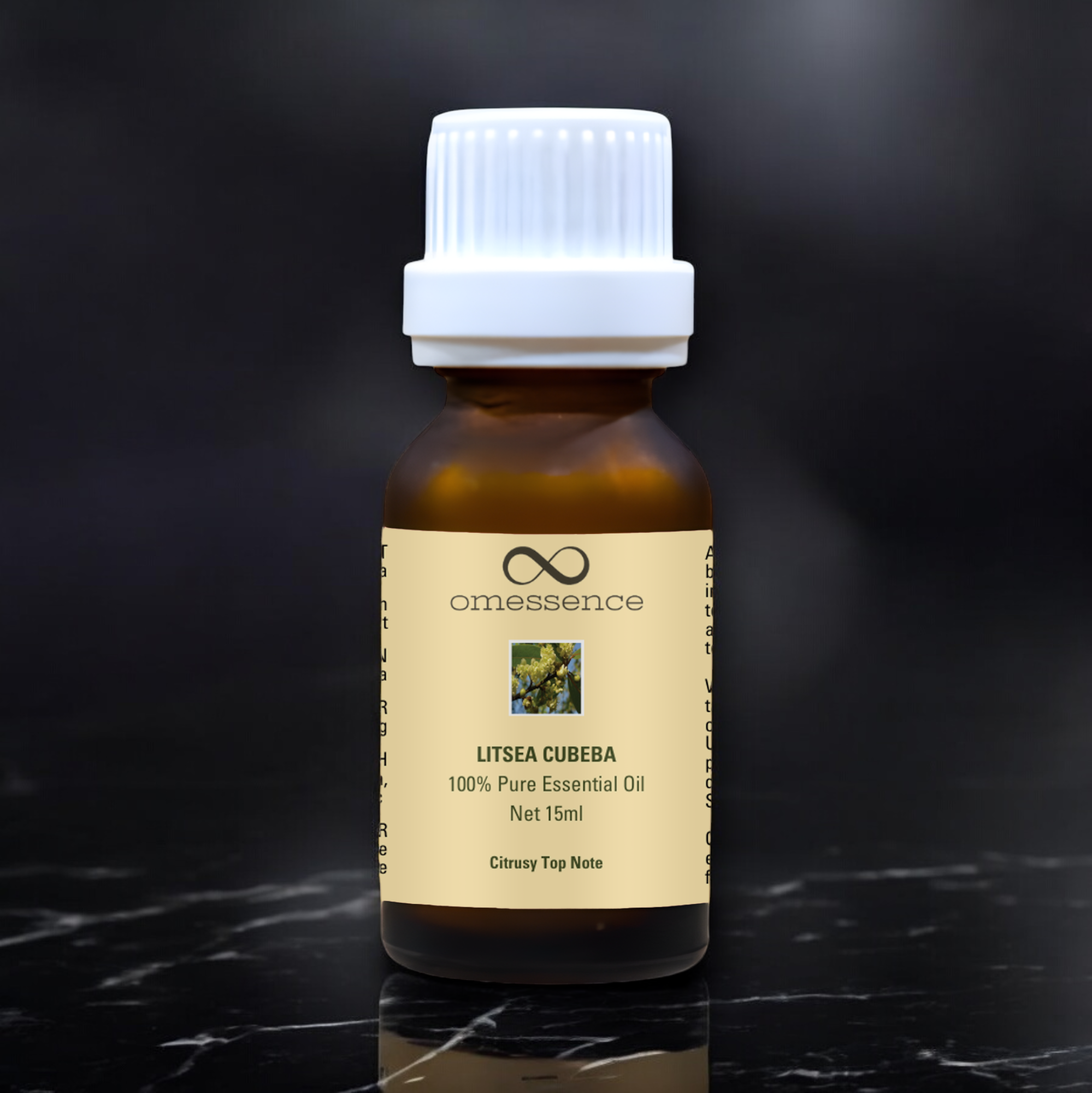 Omessence Litsea Cubeba Pure Essential Oil 15ml