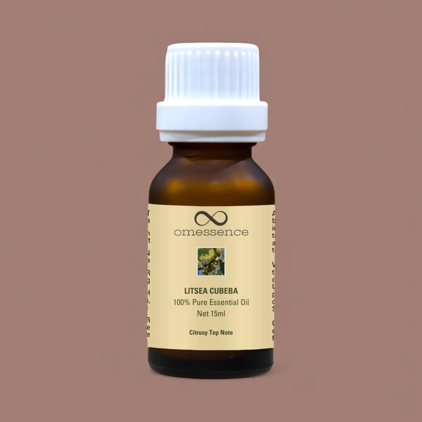 Omessence Litsea Cubeba Pure Essential Oil 15ml