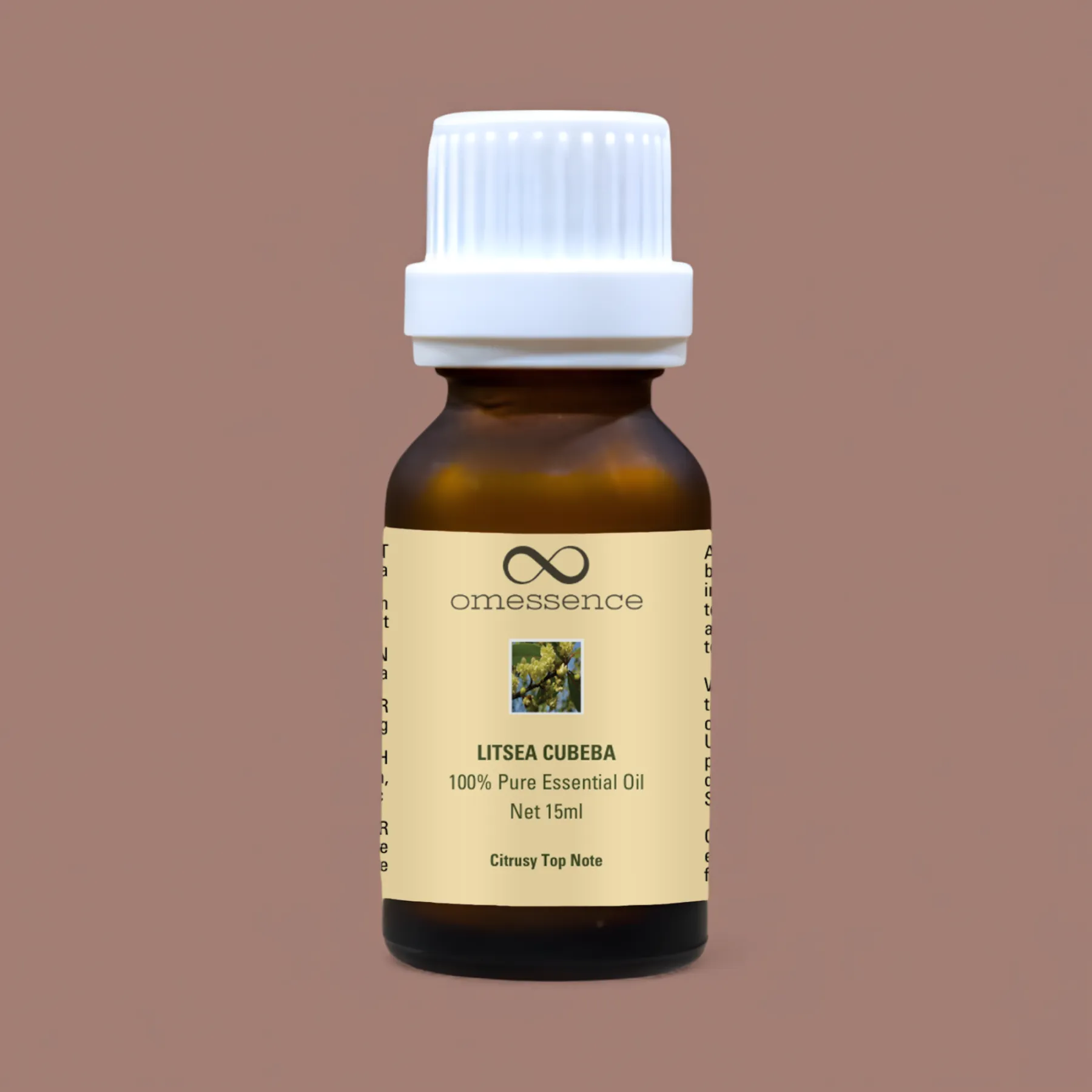 Omessence Litsea Cubeba Pure Essential Oil 15ml