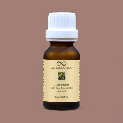 Omessence Litsea Cubeba Pure Essential Oil 15ml