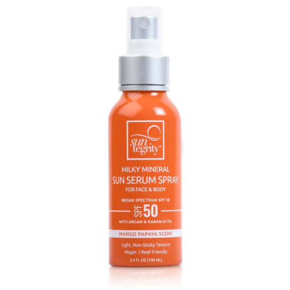Suntegrity Milky Mineral Sun Serum Spray Broad Spectrum SPF 50 100ml