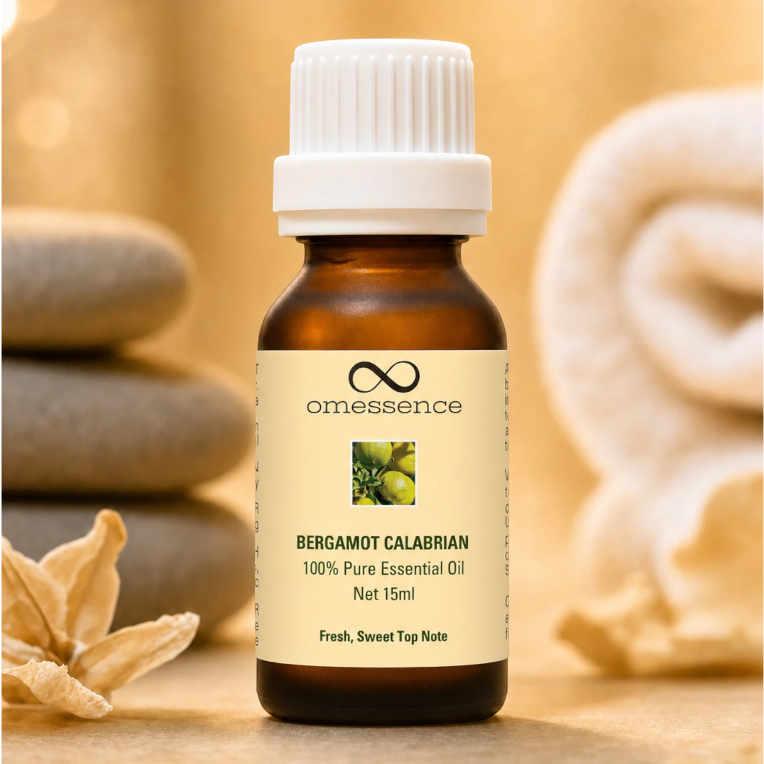 Omessence Bergamot Calabrian Pure Essential Oil 15ml