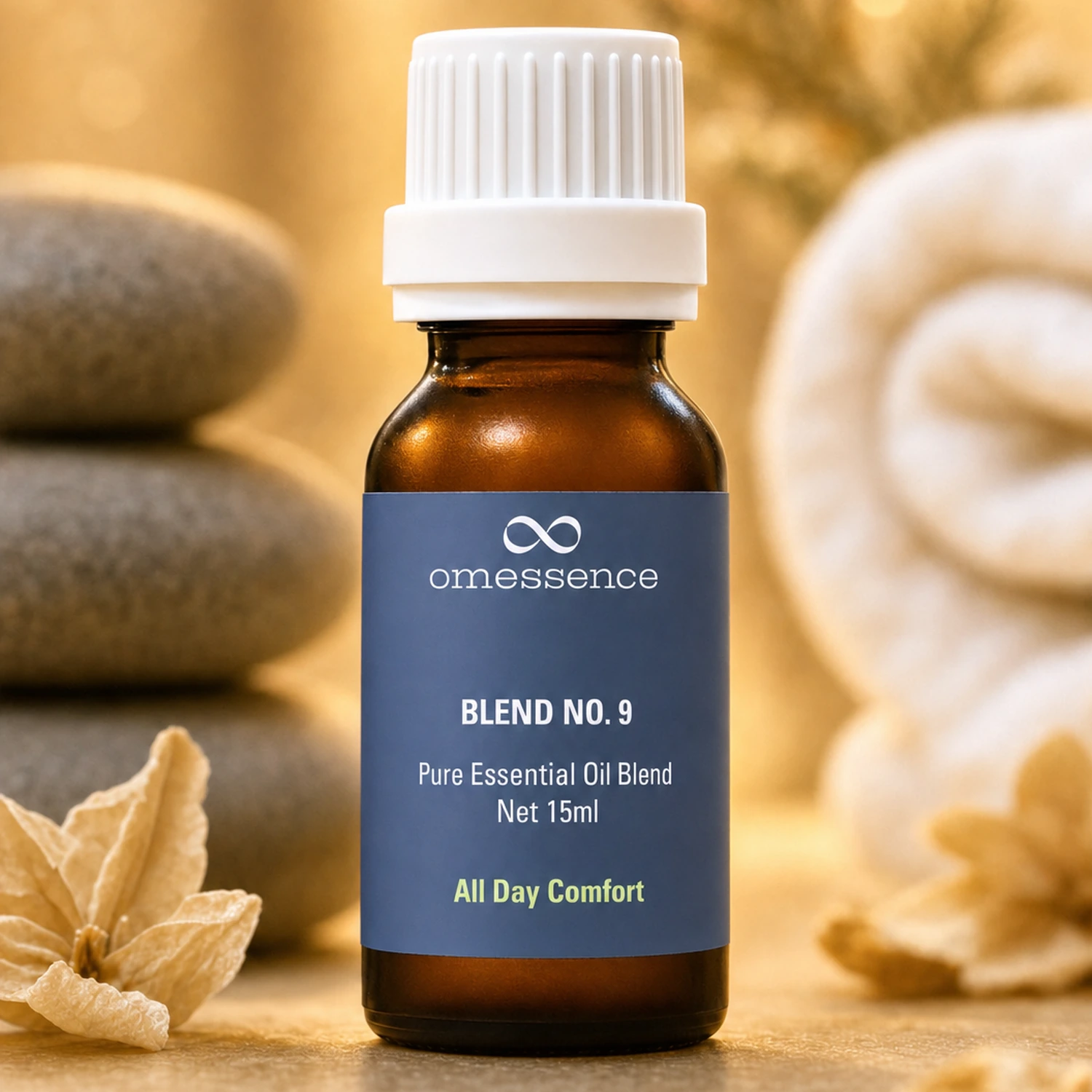 Omessence Blend No. 9 Pure Essential Oil (All Day Comfort) 15ml