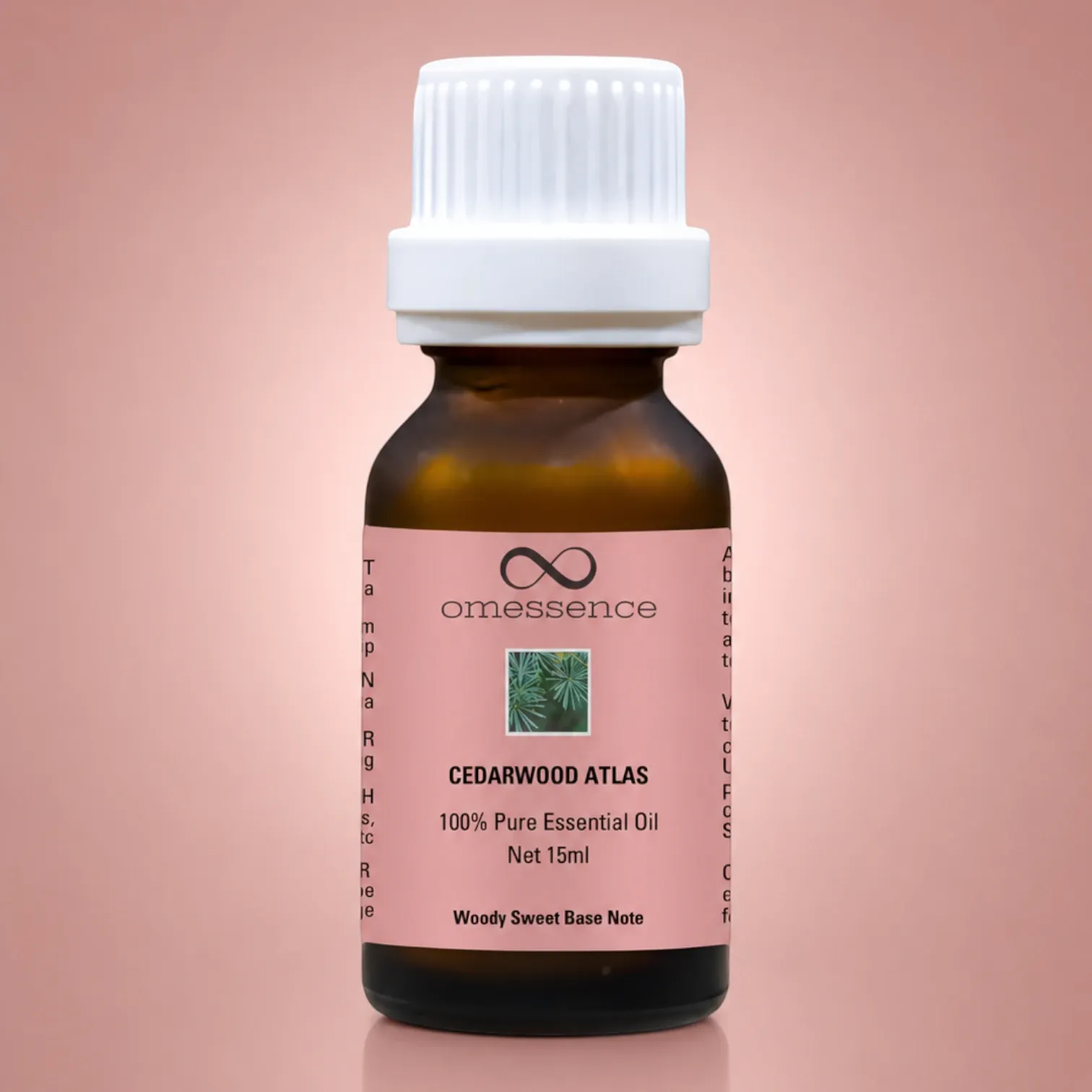 Omessence Cedarwood Oil Atlas Pure Essential Oil 15ml