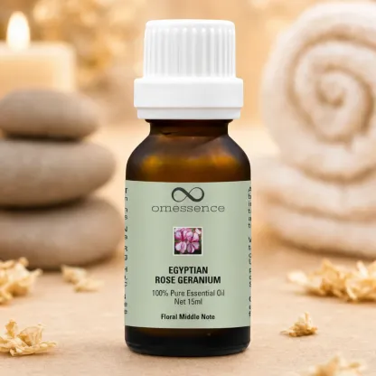 Omessence Rose Geranium Pure Essential Oil 15ml