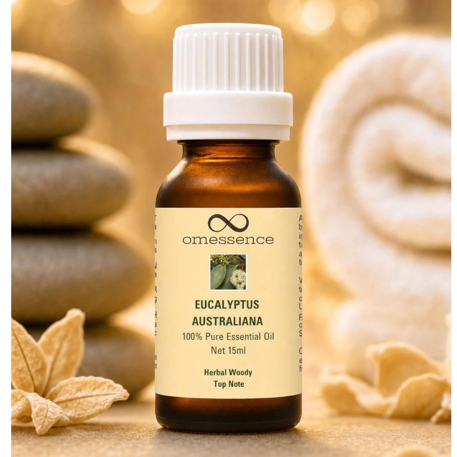 Omessence Eucalyptus Pure Essential Oil 15ml