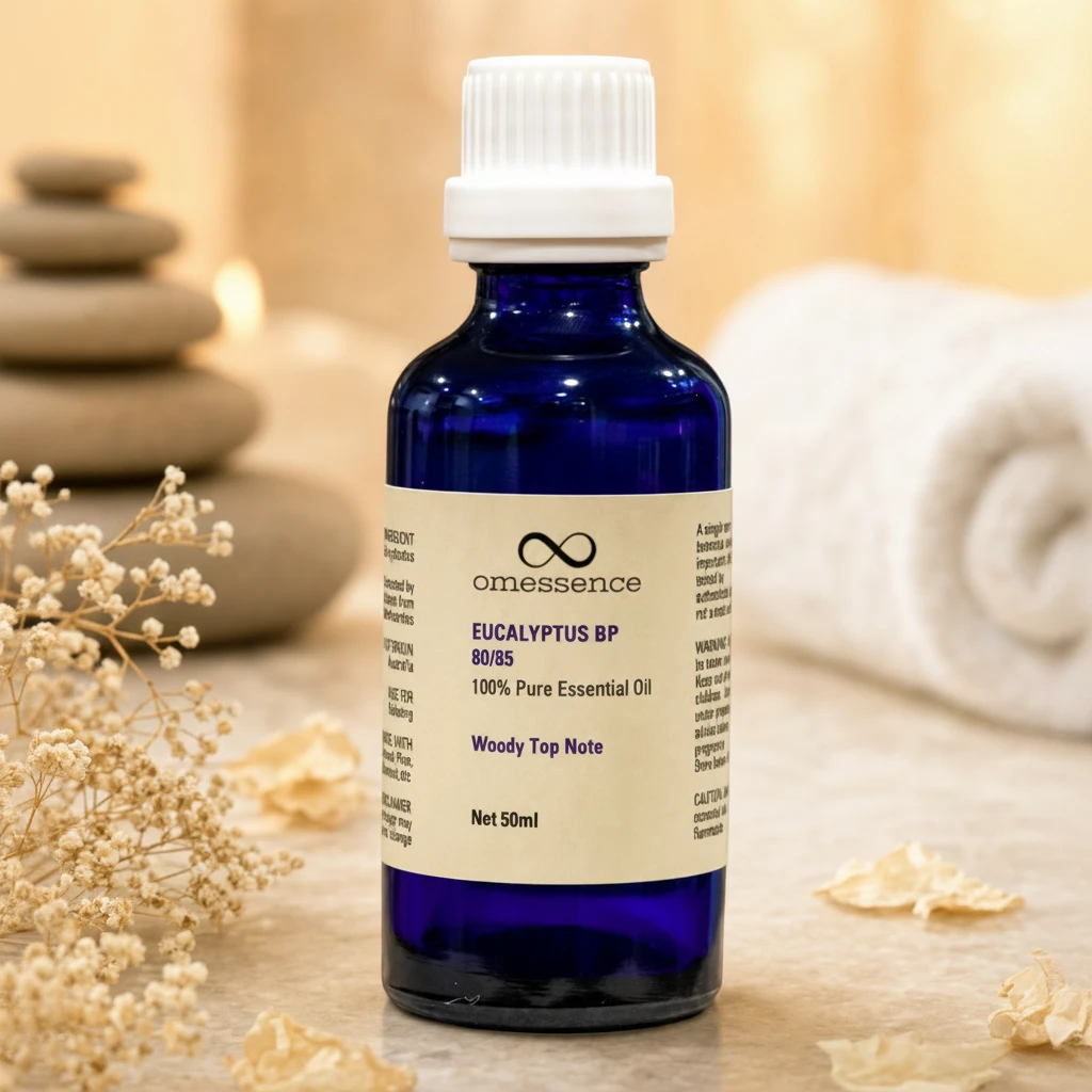 Omessence Eucalyptus BP 80/85 Pure Essential Oil 50ml