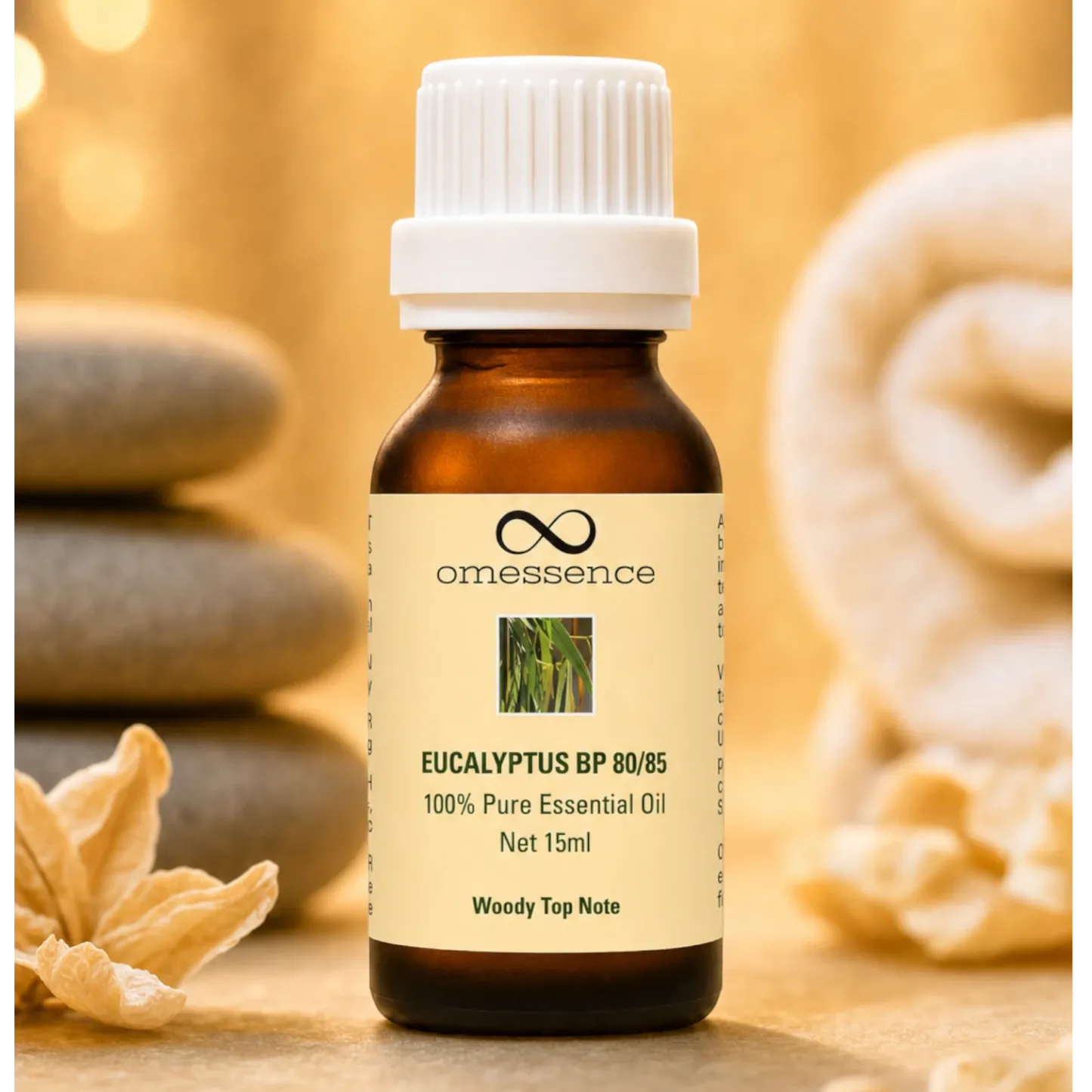 Omessence Eucalyptus BP 80/85 Pure Essential Oil 15ml