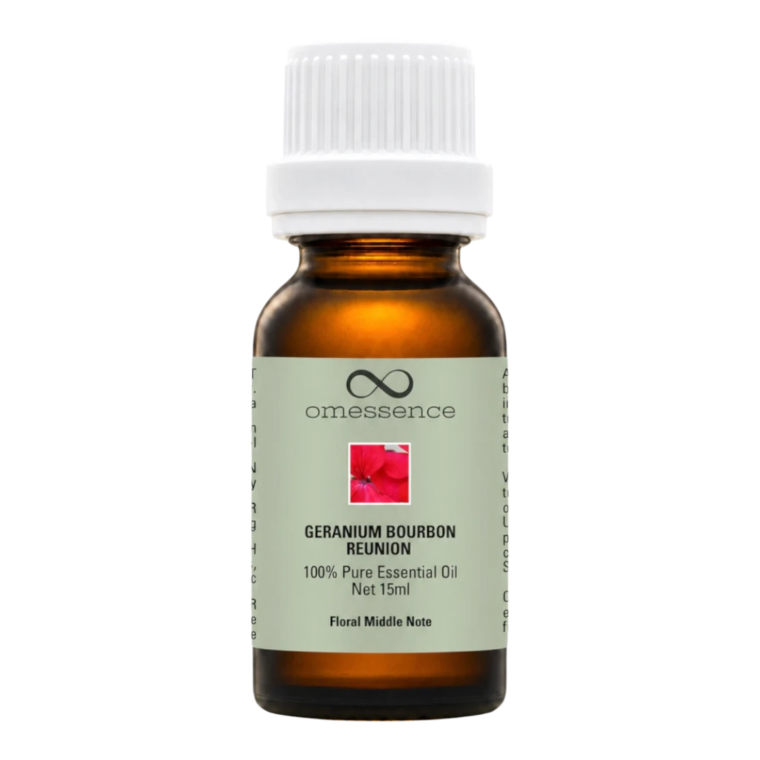 Omessence Geranium Bourbon Reunion Pure Essential Oil 15ml