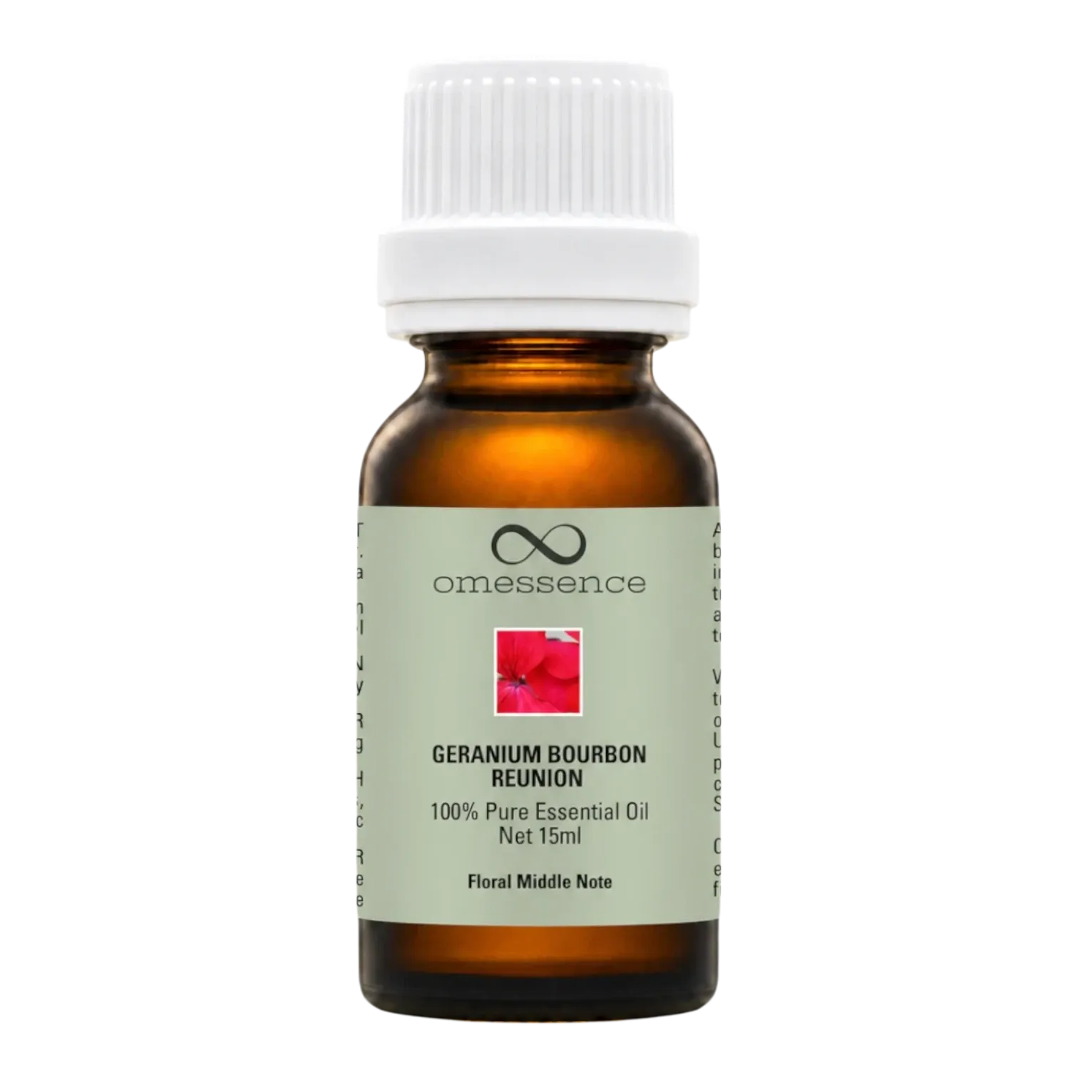 Omessence Geranium Bourbon Reunion Pure Essential Oil 15ml