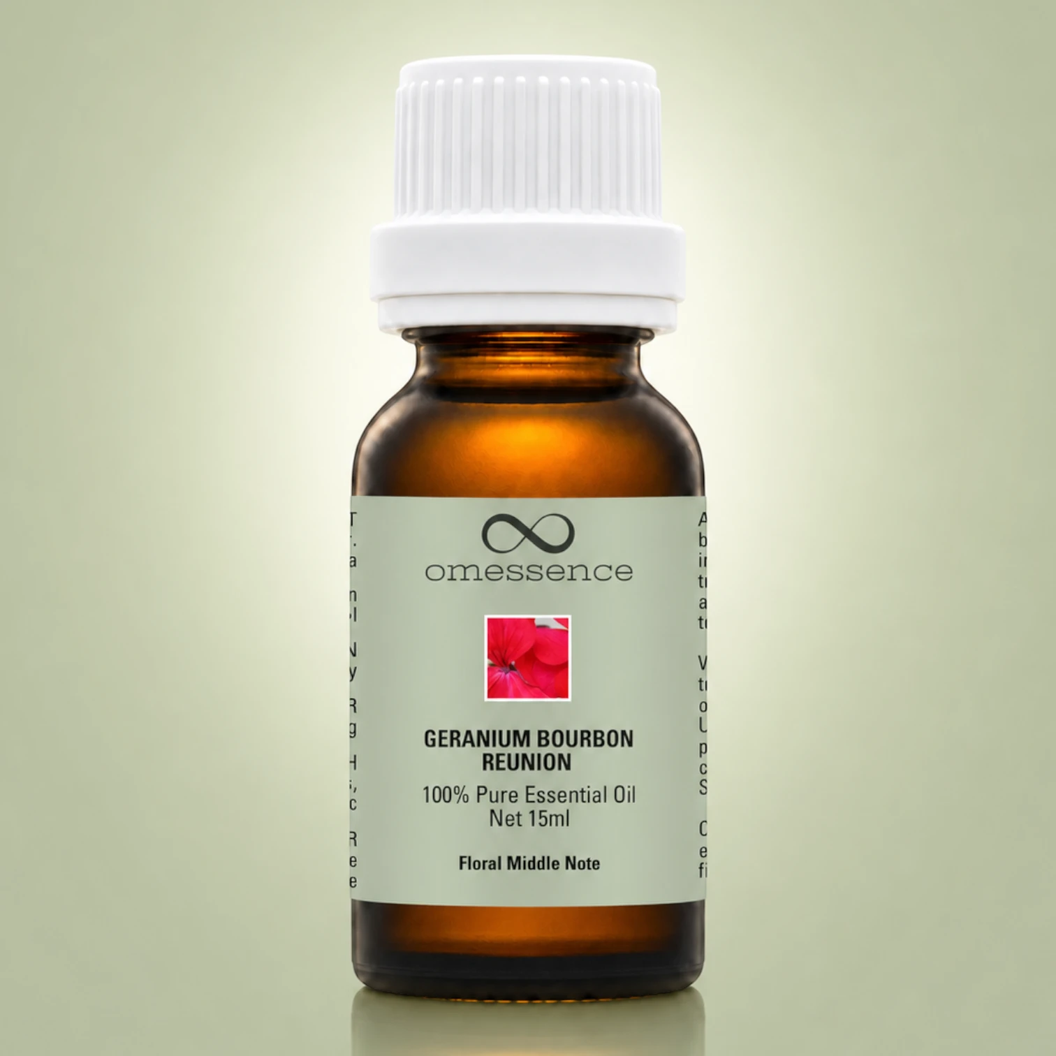Omessence Geranium Bourbon Reunion Pure Essential Oil 15ml