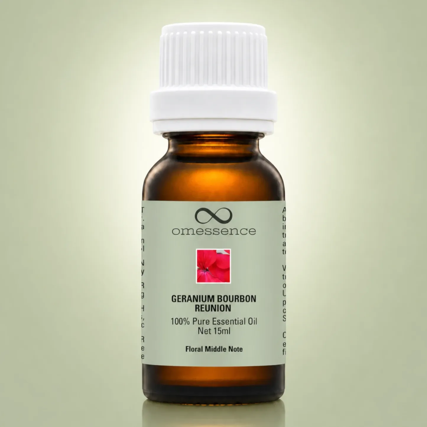 Omessence Geranium Bourbon Reunion Pure Essential Oil 15ml