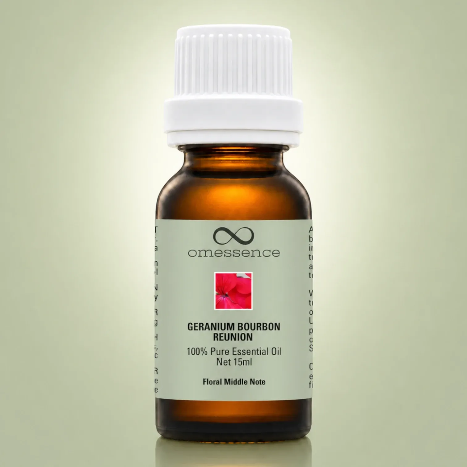 Omessence Geranium Bourbon Reunion Pure Essential Oil 15ml