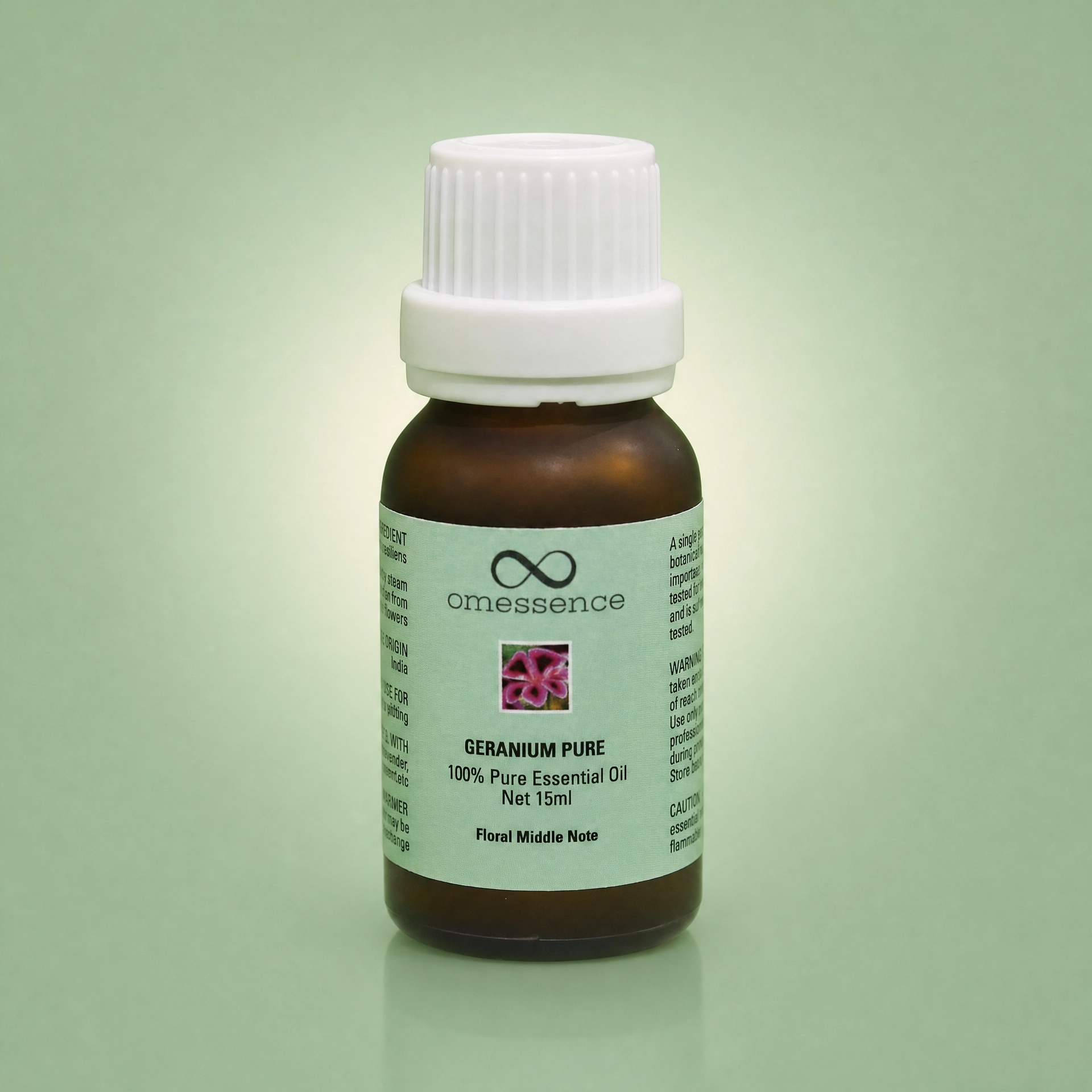 Omessence Geranium Pure Essential Oil 15ml