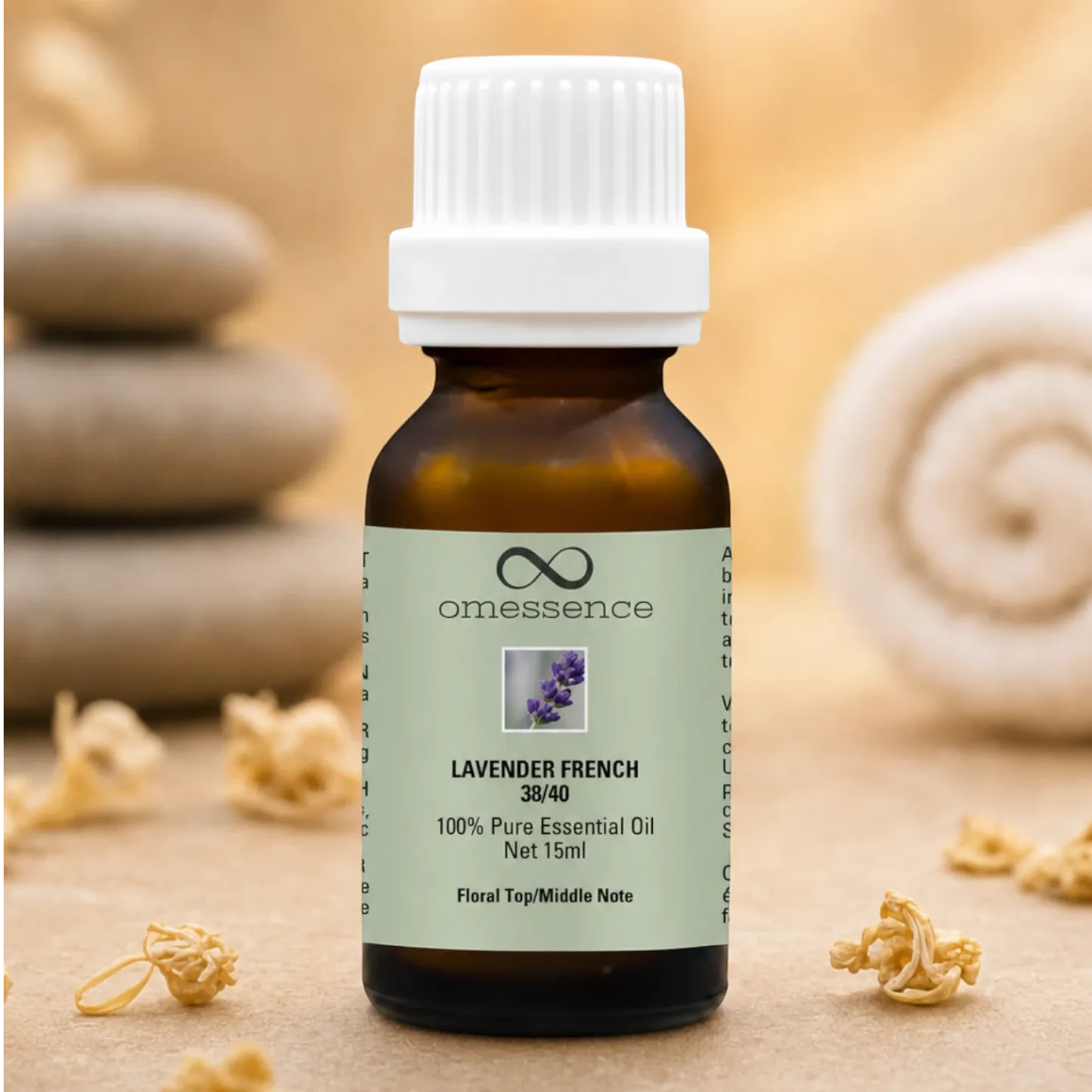 Omessence Lavender French 38/40 Pure Essential Oil 15ml