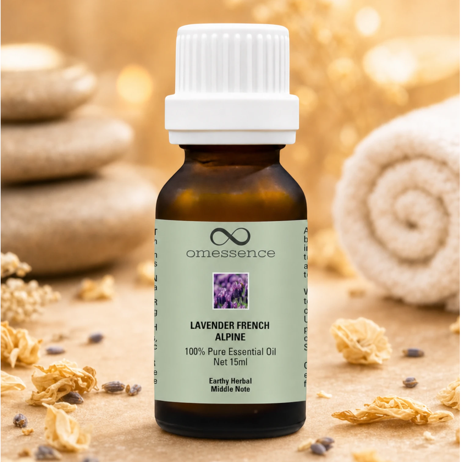 Omessence Lavender French Alpine Pure Essential Oil 15ml