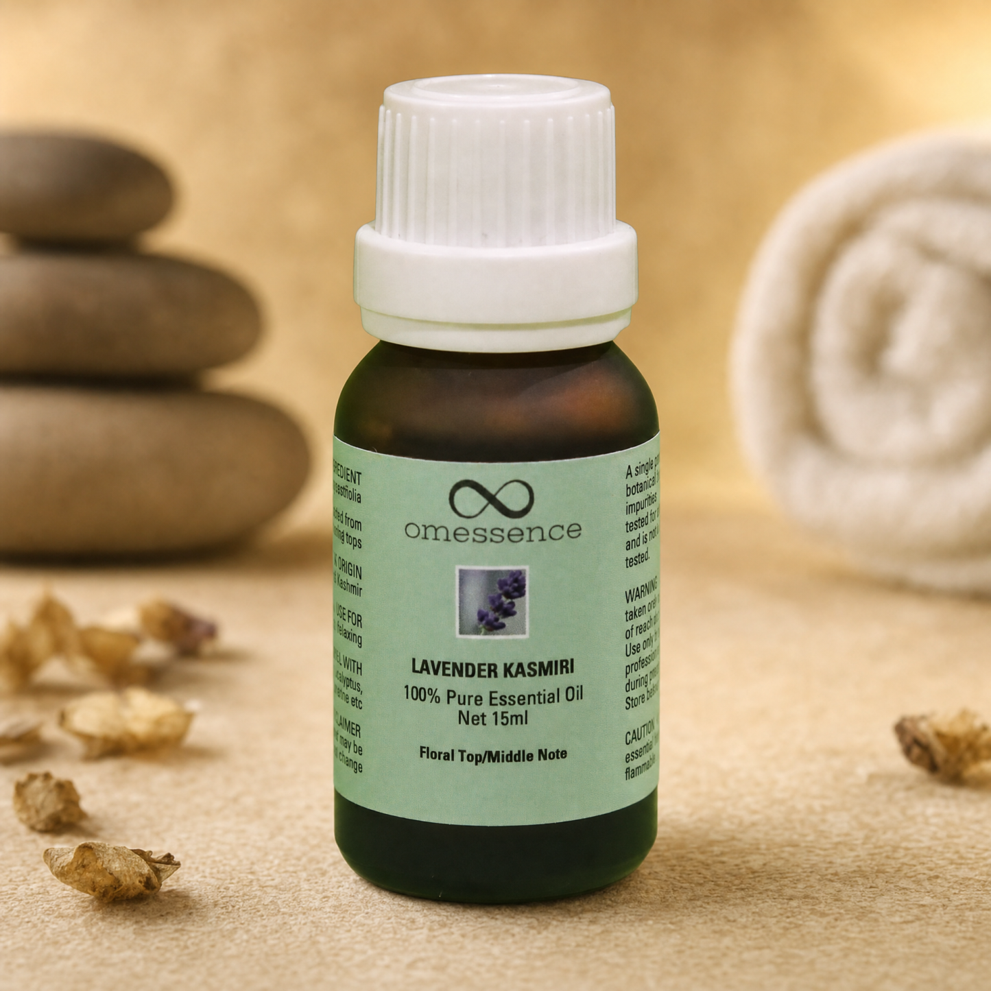 Omessence Lavender Kasmiri Pure Essential Oil 15ml