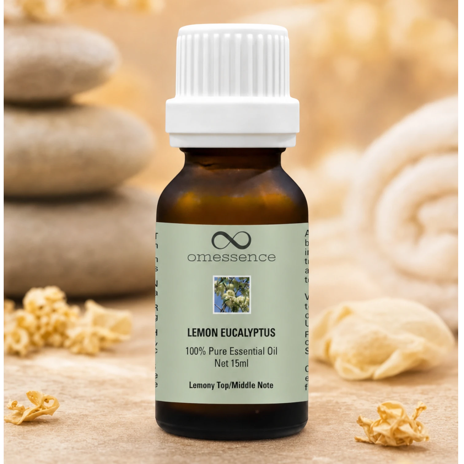 Omessence Lemon Scented Eucalyptus Pure Essential Oil 15ml