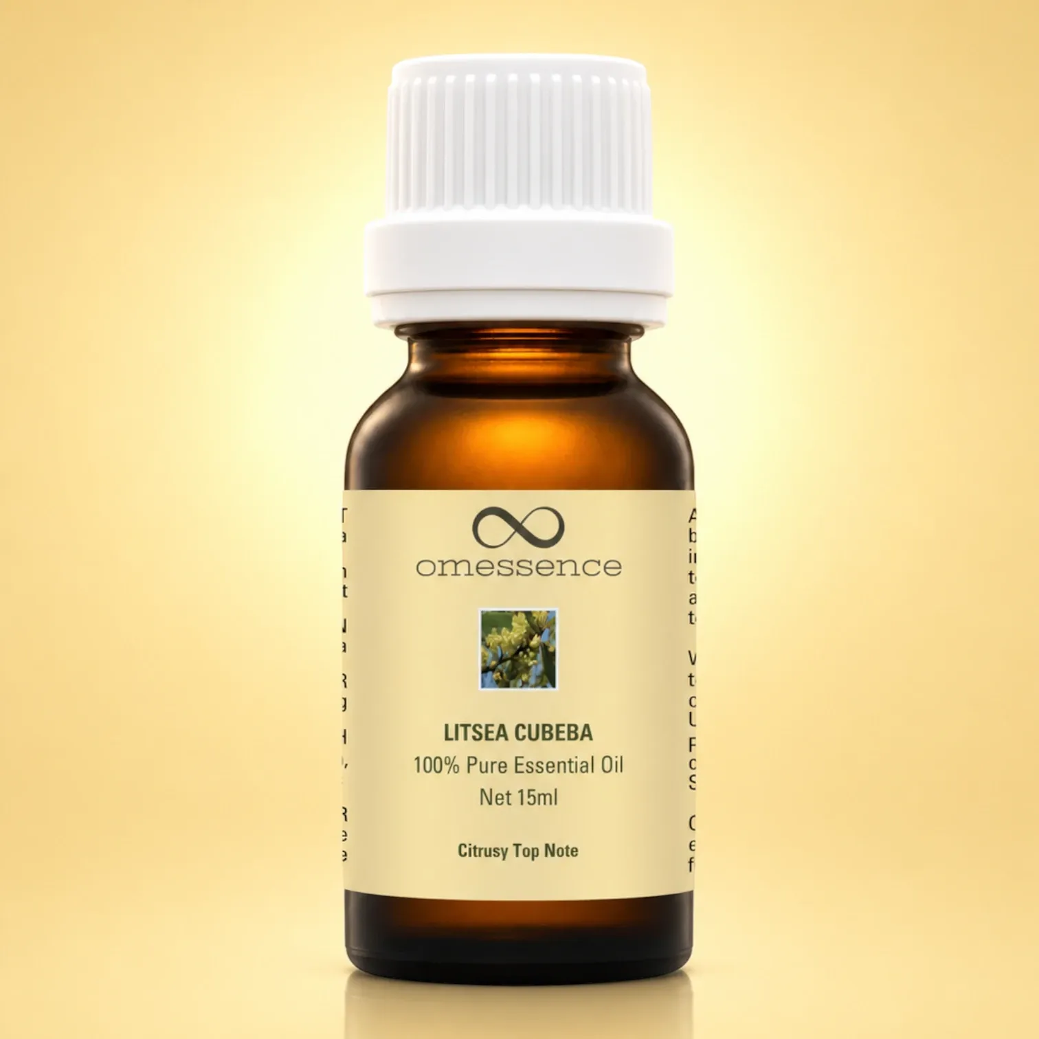 Omessence Litsea Cubeba Pure Essential Oil 15ml