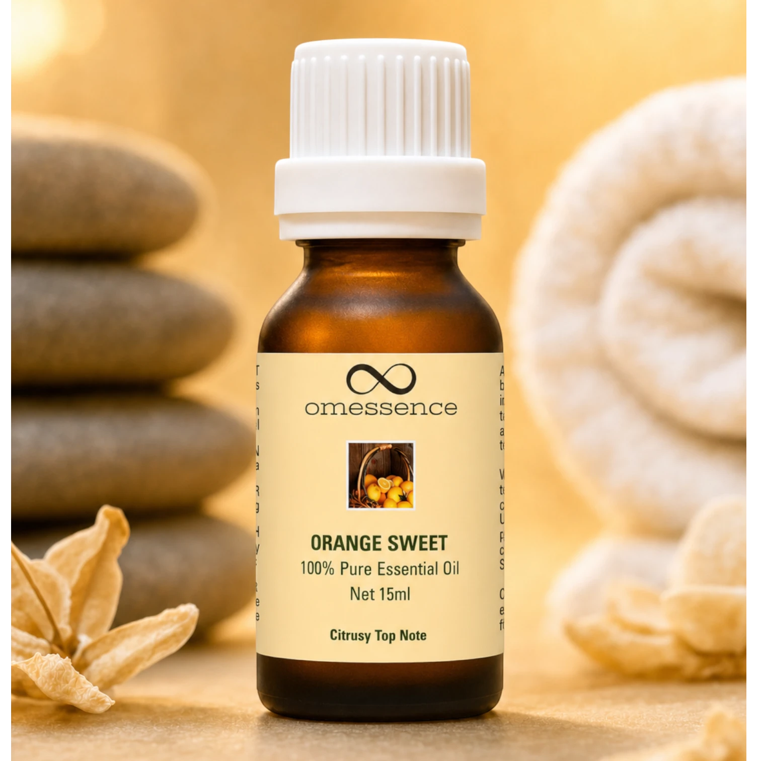 Omessence Orange Sweet Pure Essential Oil 15ml