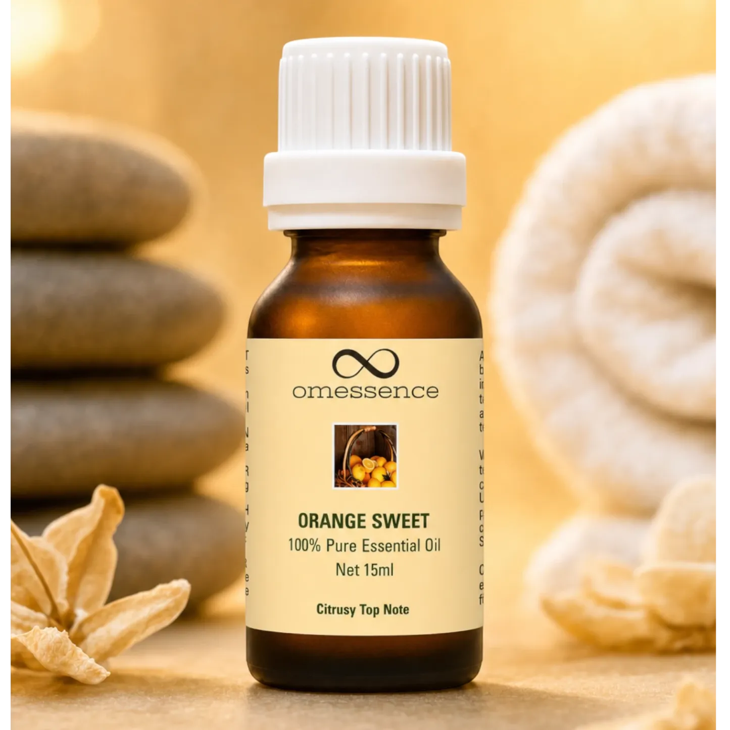 Omessence Orange Sweet Pure Essential Oil 15ml