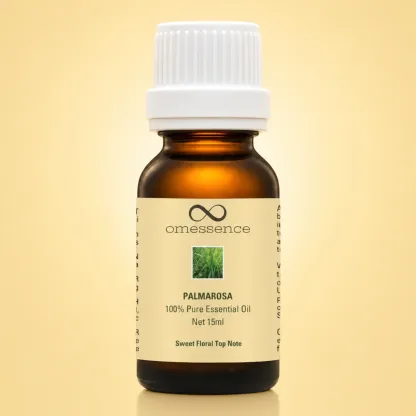 Omessence Palmarosa Organic Pure Essential Oil 15ml