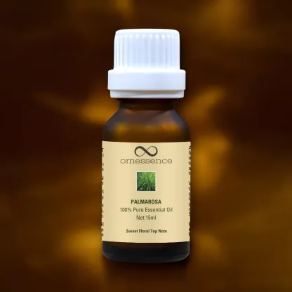 Omessence Palmarosa Organic Pure Essential Oil 15ml