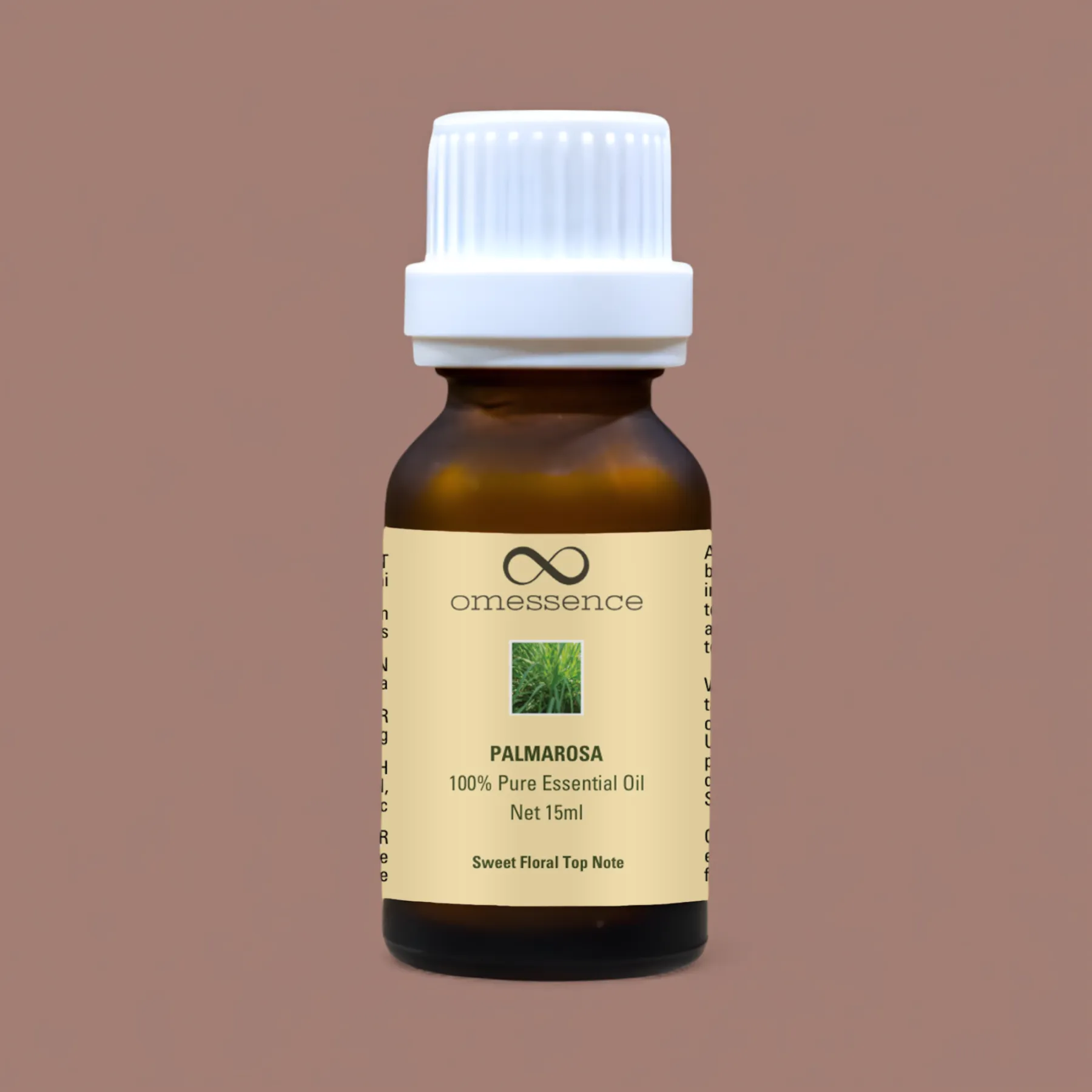 Omessence Palmarosa Organic Pure Essential Oil 15ml