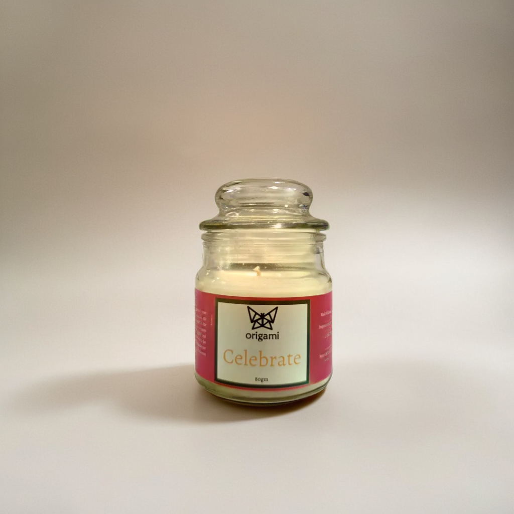Origami Candle Celebrate 80g