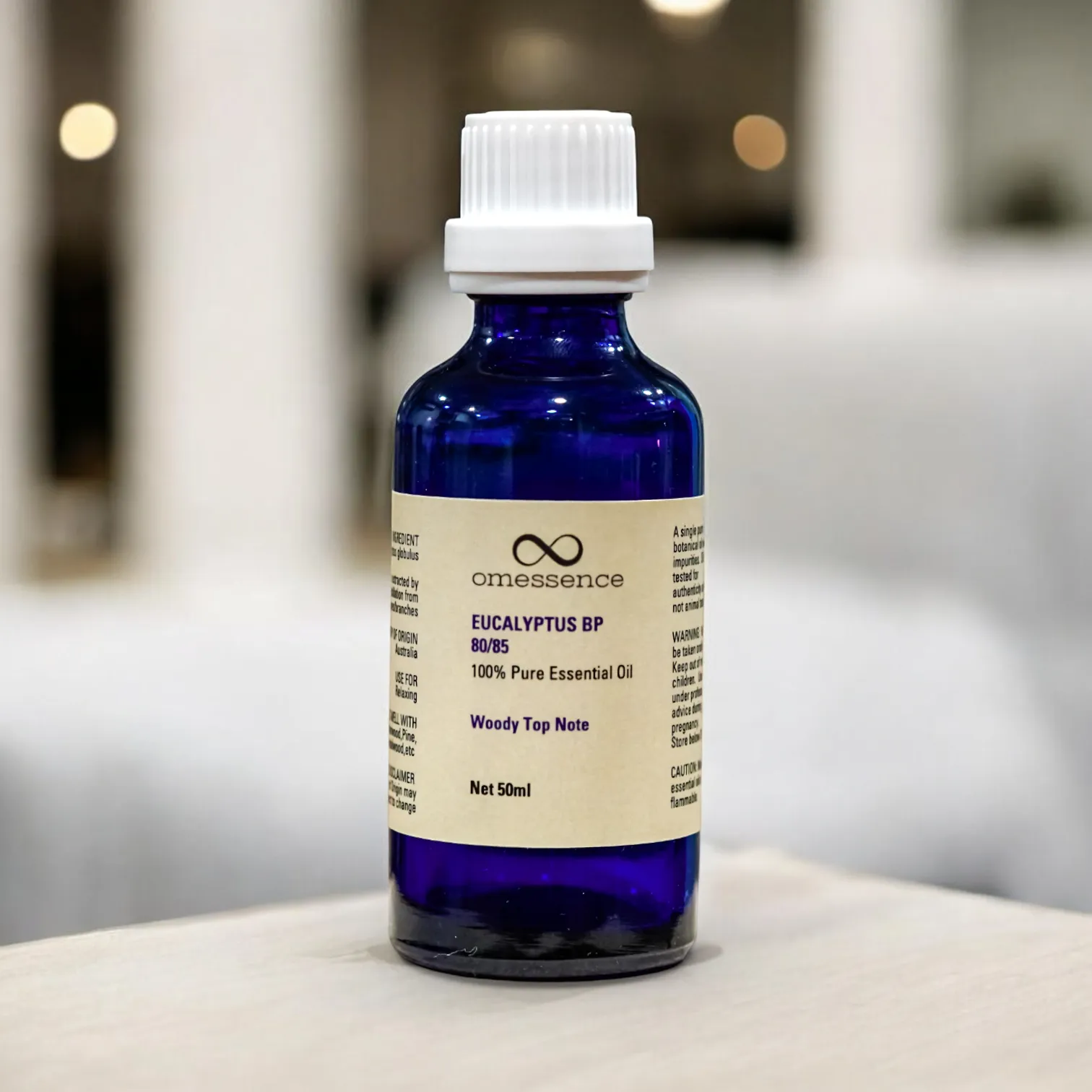 Omessence Eucalyptus BP 80/85 Pure Essential Oil 50ml