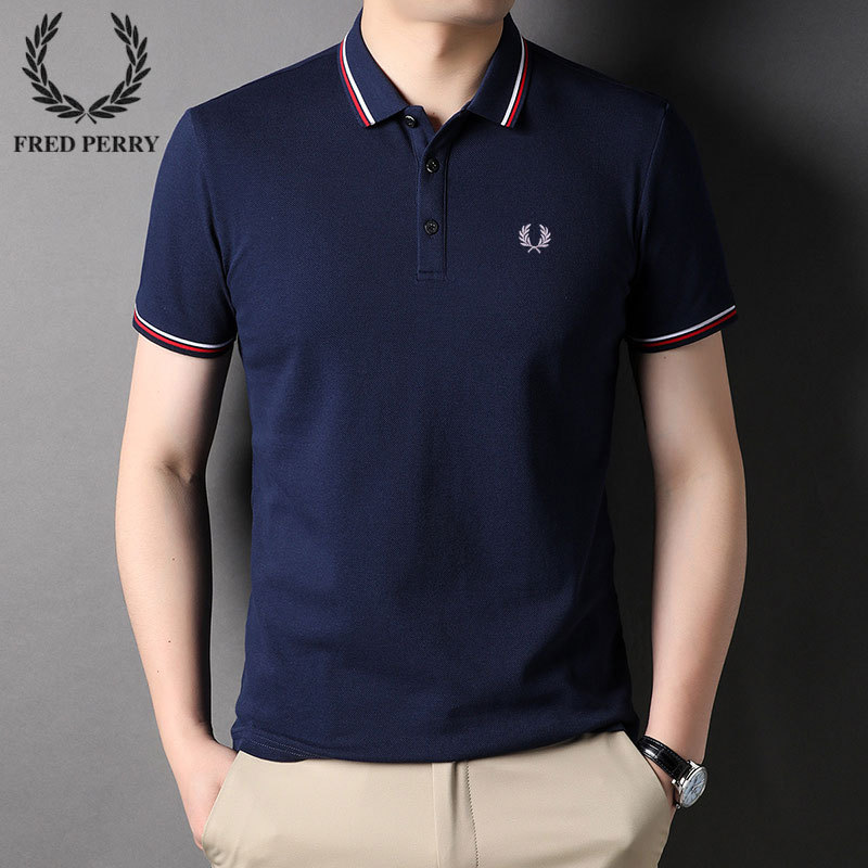 フレッドペリー 半袖Tシャツ ピュアコットン ラペルポロシャツ polo  男女兼用 8色兼用 レディース メンズ 