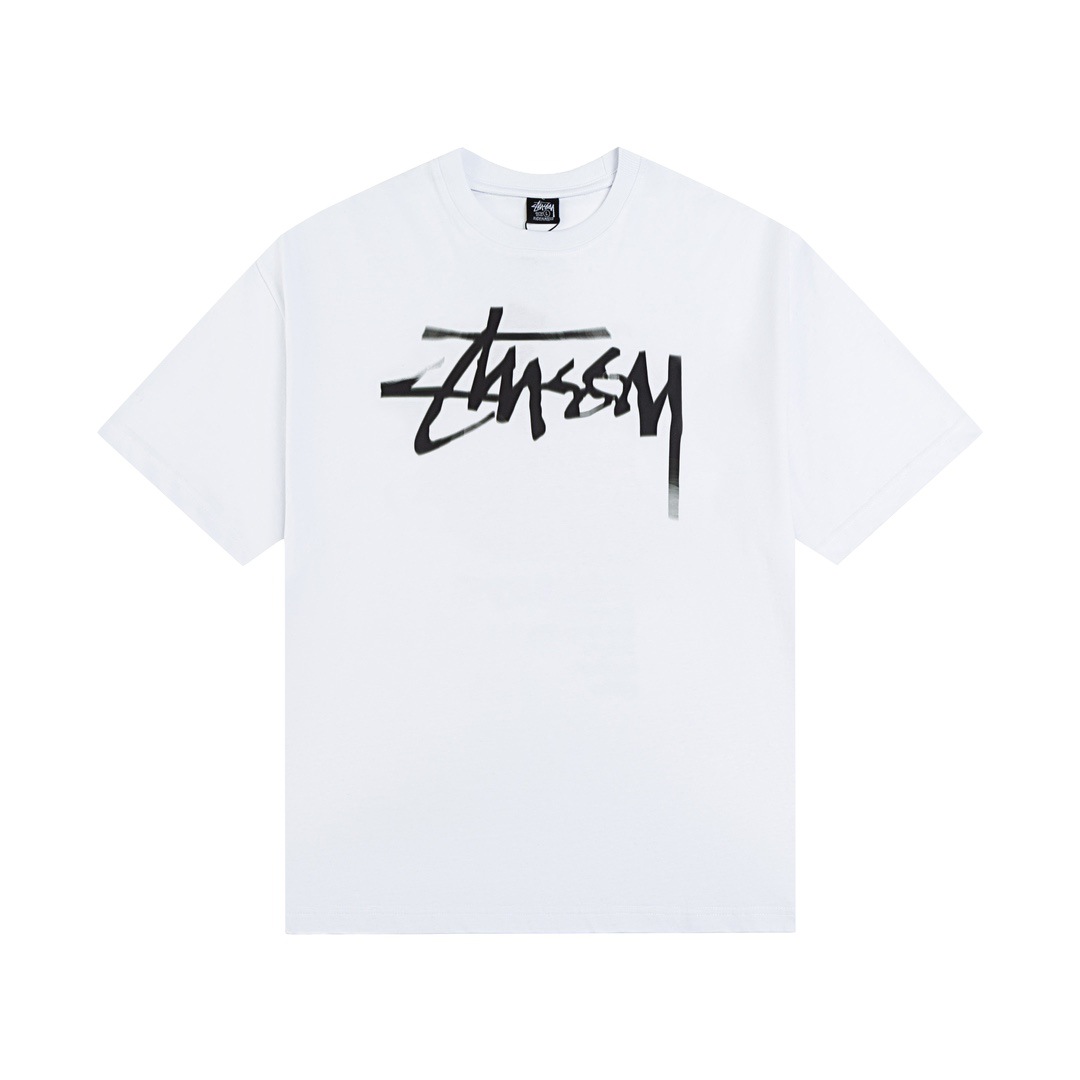 ステューシー ロゴプリントTシャツ　コットンTシャツ　ユニセックス  10色兼用 男女兼用 レディース メンズ