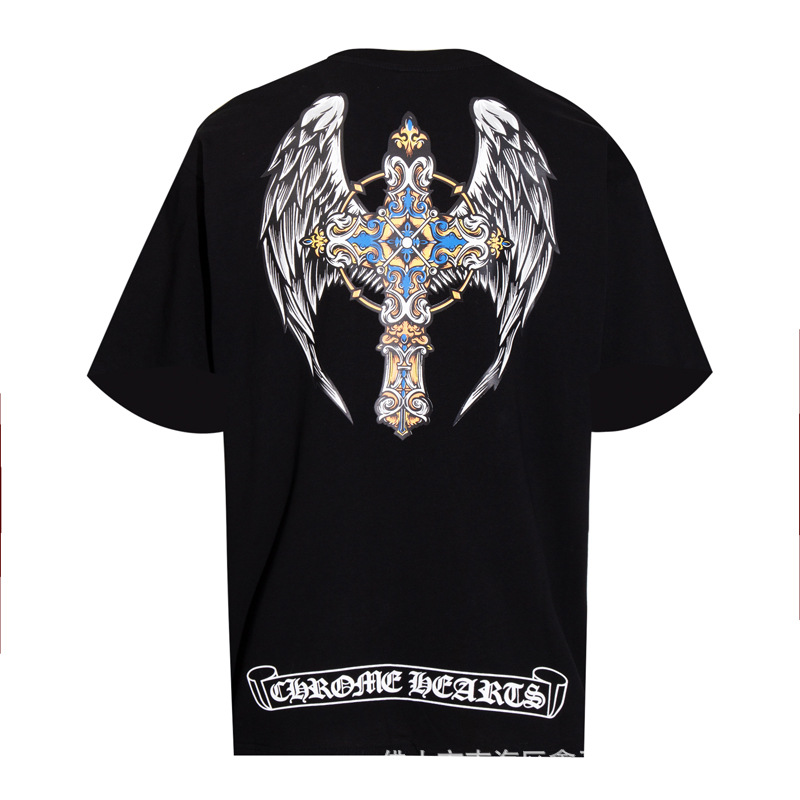 Chrome Hearts クロムハーツ スポーツや日常に最適 吸汗速乾半袖Tシャツ   2色兼用 男女兼用 レディース メンズ 6097