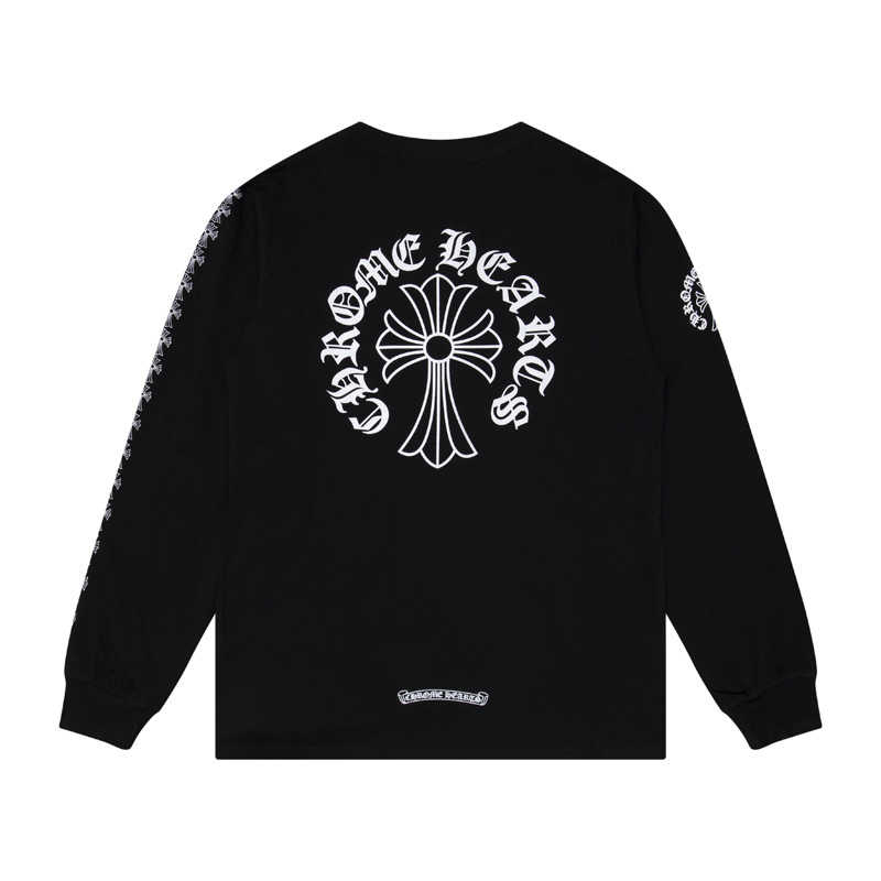 Chrome Hearts クロムハーツ  Tシャツ 長袖 メンズ グラフィティ Tシャツ おしゃれ クルーネック ロンT グリーン 17色兼用 男女兼用 レディース メンズ 