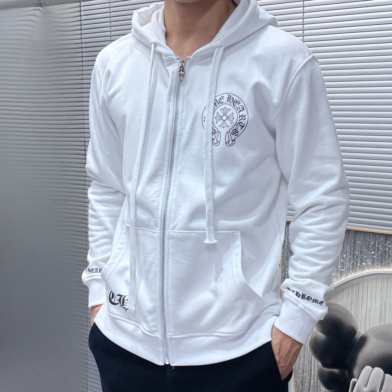 Chrome Hearts クロムハーツ   CH ASP ホースシュー パーカー メンズ レディース スウェット 男女兼用 2色兼用 レディース メンズ 