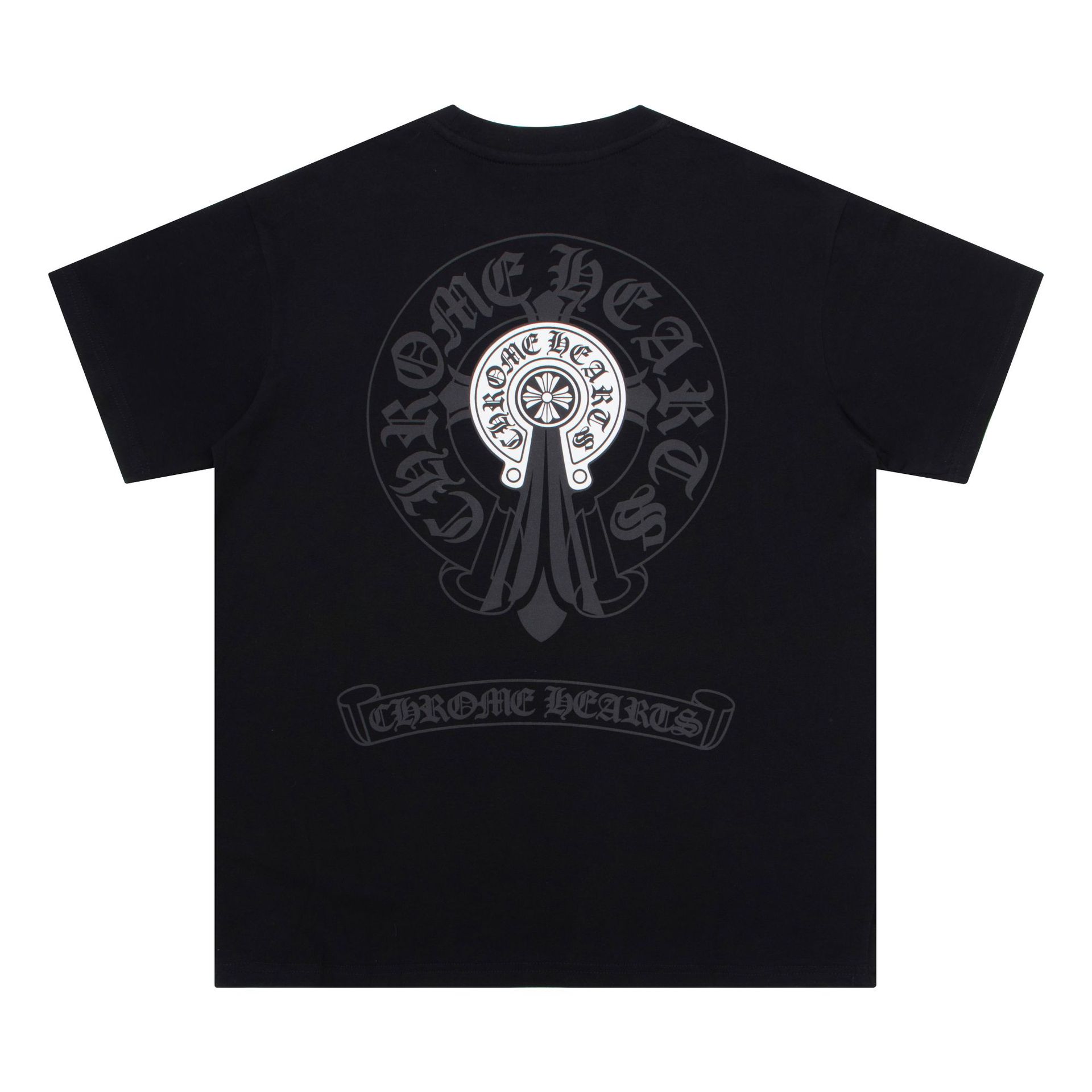 クロムハーツ  プリント Tシャツ 半袖 迷彩 十字架柄 コットン おしゃれ トップス メンズ レディース