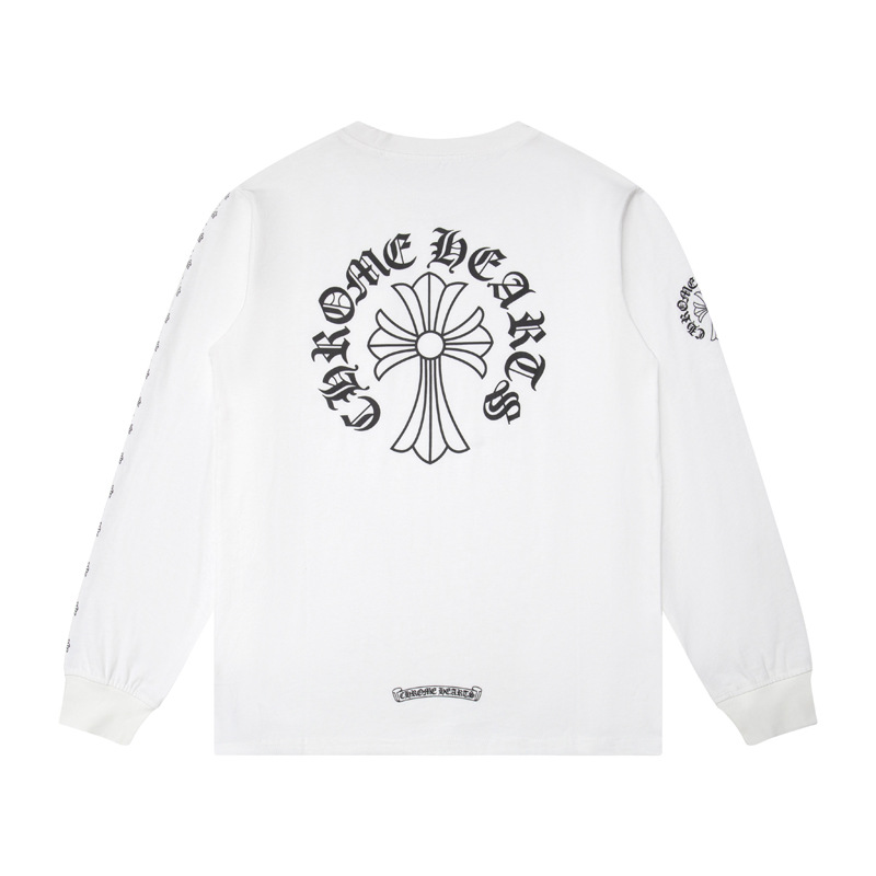 Chrome Hearts クロムハーツ  Tシャツ 長袖 メンズ グラフィティ Tシャツ おしゃれ クルーネック ロンT グリーン 17色兼用 男女兼用 レディース メンズ 