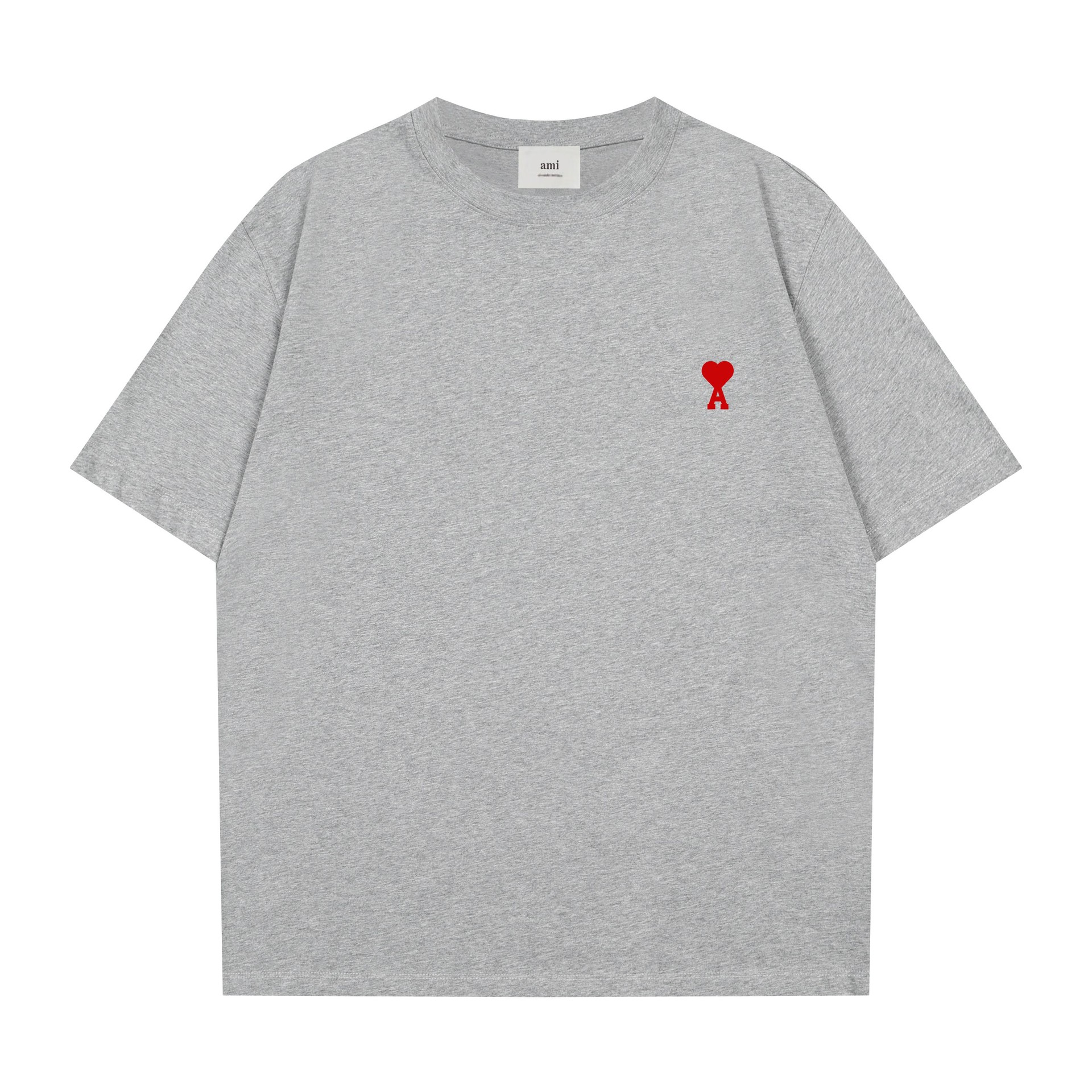 アミ・パリス ユニセックス ボクシーフィット Tシャツ 8色兼用 男女兼用 レディース メンズ