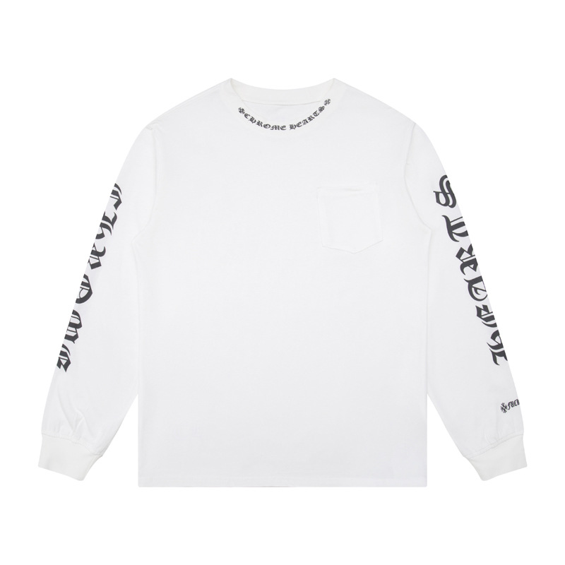 Chrome Hearts クロムハーツ  Tシャツ 長袖 メンズ グラフィティ Tシャツ おしゃれ クルーネック ロンT グリーン 17色兼用 男女兼用 レディース メンズ 
