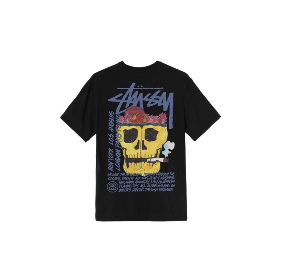 ステューシー Smooth Stock Pigment Dyed Tシャツ  NT   10色兼用 男女兼用 レディース メンズ