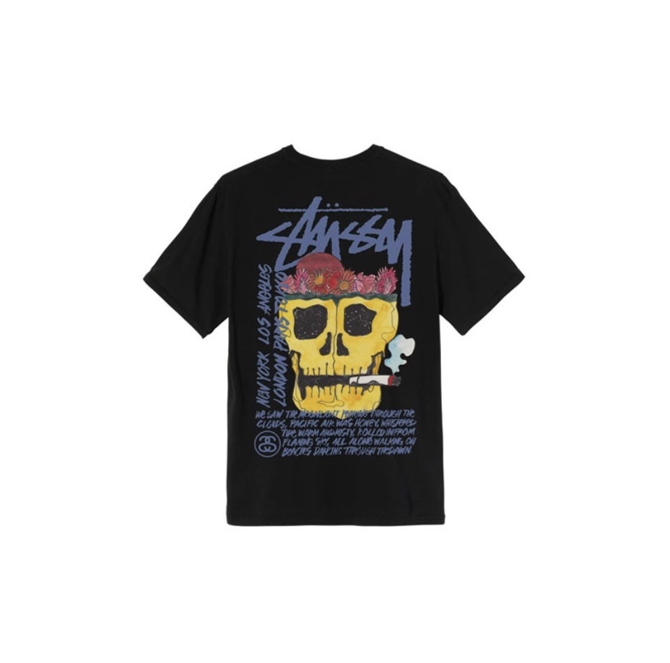 Stussy ステューシー シンプルで多用途 ベーシックな半袖シャツ 2色兼用 男女兼用 レディース