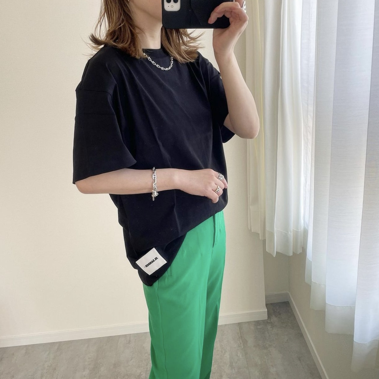 ジルサンダー 高品質素材 長持ちする半袖Tシャツ 男女兼用 2色兼用 レディース メンズ 