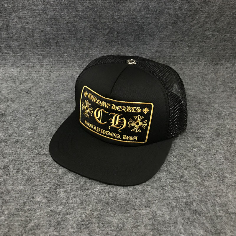 クロムハーツ 帽子 刺繍 キャップ UVカット ベースボールキャップ 野球帽 調整可能 通気 通勤 通学 登山 男女兼用