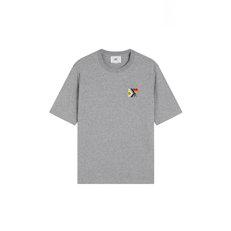 アミ・パリス  ハートロゴ 半袖Tシャツ MTS004 