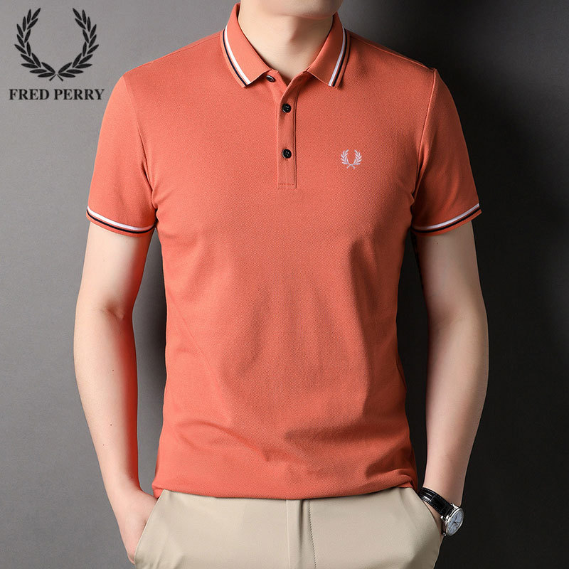 フレッドペリー 半袖Tシャツ ピュアコットン ラペルポロシャツ polo  男女兼用 8色兼用 レディース メンズ 