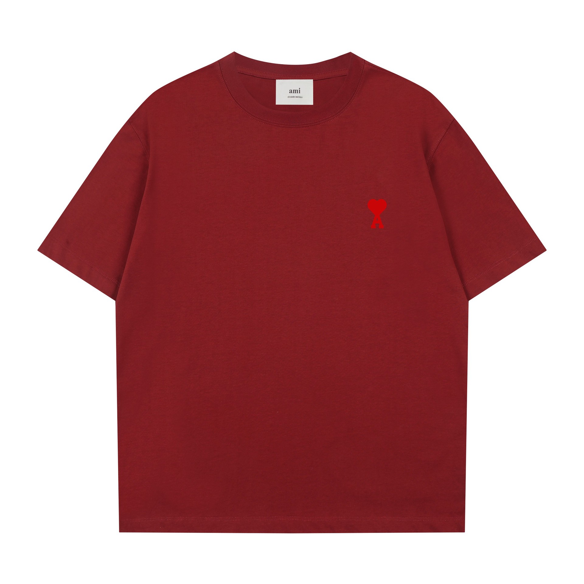 アミ・パリス ユニセックス ボクシーフィット Tシャツ 8色兼用 男女兼用 レディース メンズ