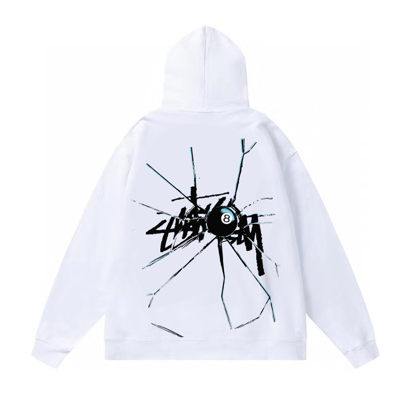 Stussy ステューシー  カジュアルエレガンスのフード付きパーカー 3色兼用 男女兼用 レディース メンズ 104