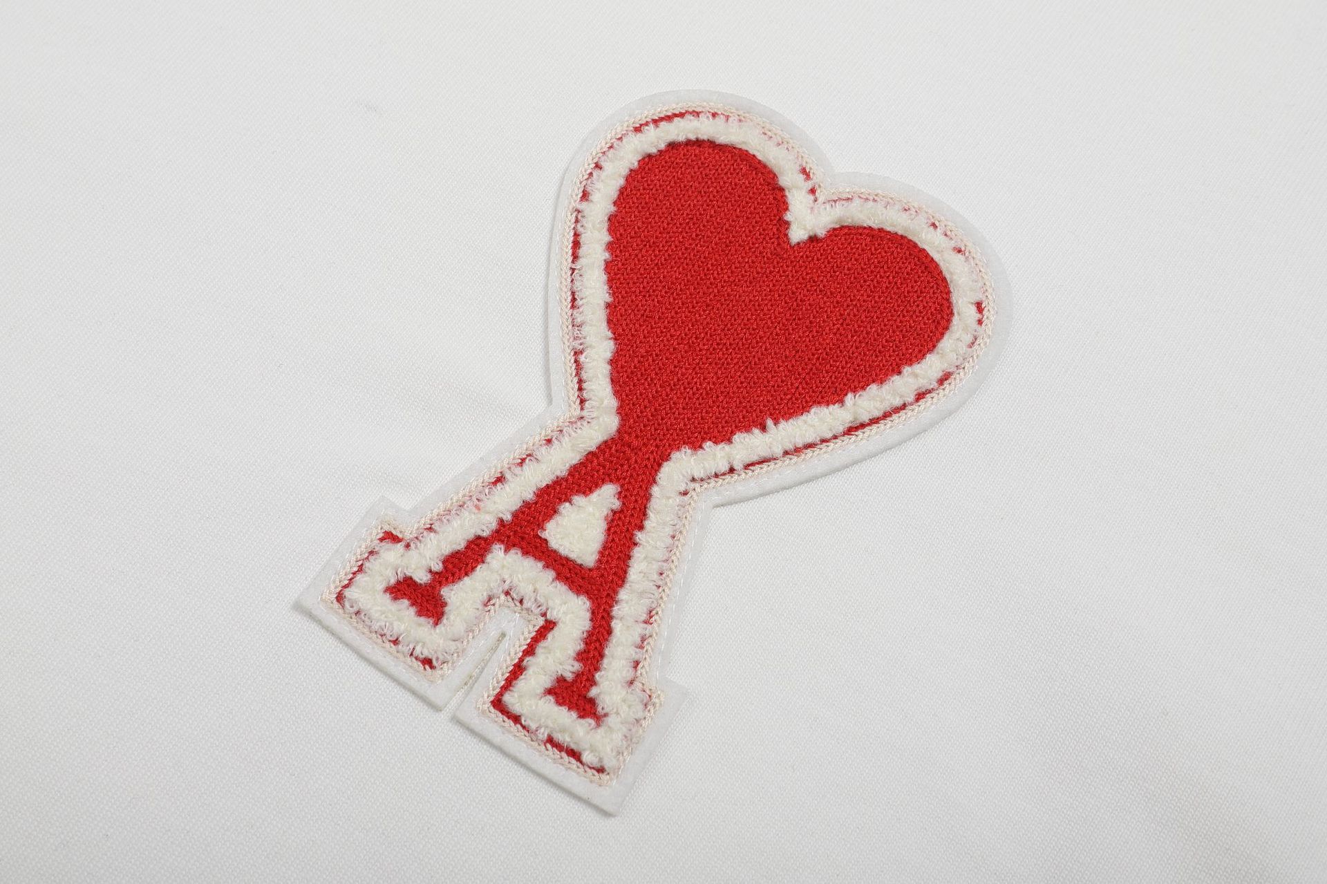 アミ・パリス de Coeur 刺繍 半袖Tシャツ  G00P5 15色兼用 男女兼用 レディース メンズ
